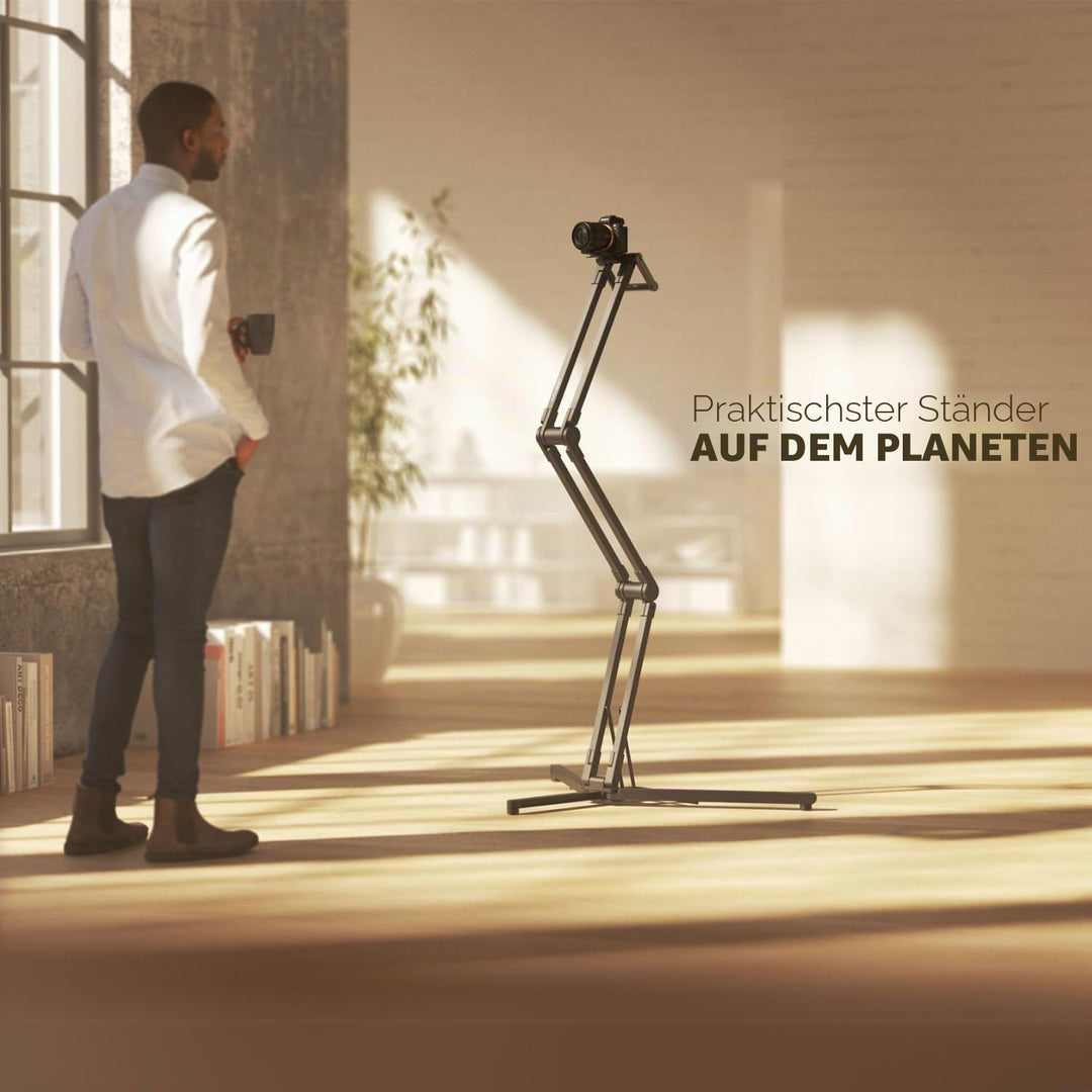 Edelkrone StandPLUS PRO Flexibles und faltbares Kamerastativ für Videokameras und Kompaktkameras