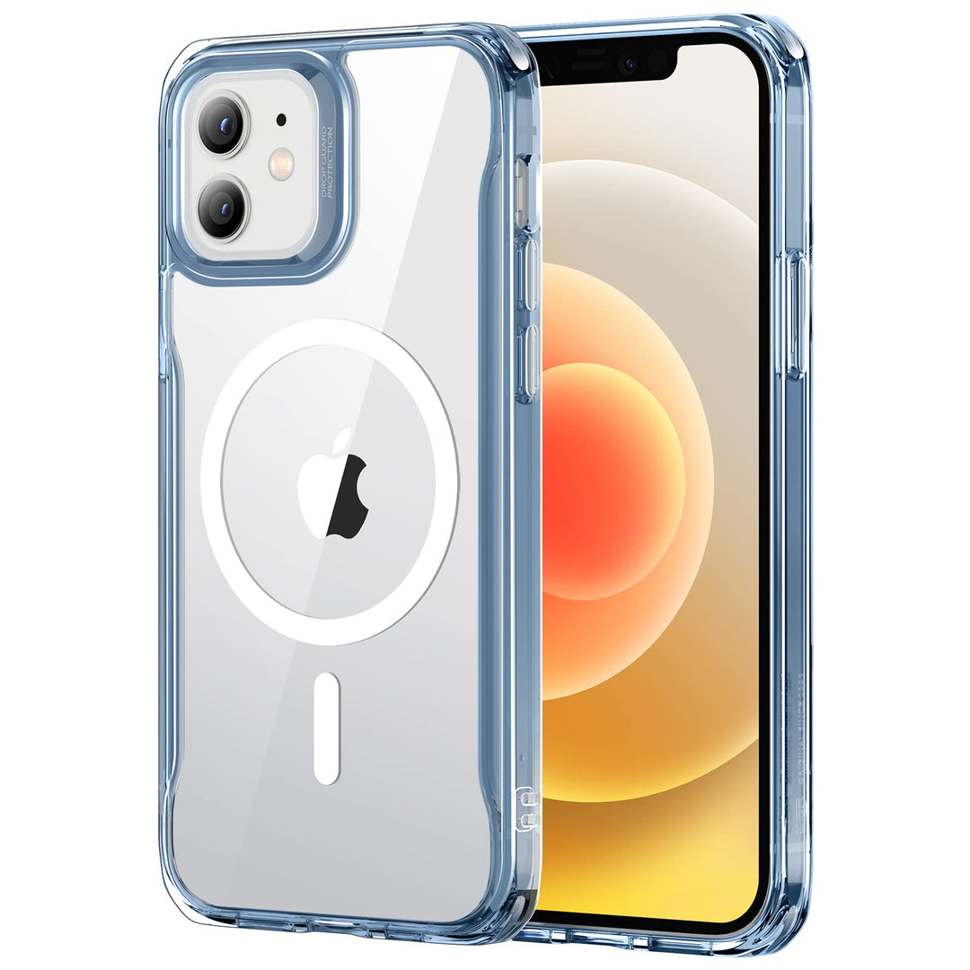 ESR für iPhone 12 Hülle und iPhone 12 Pro Hülle, Kompatibel mit MagSafe HaloLock, Hybrid Magnetische