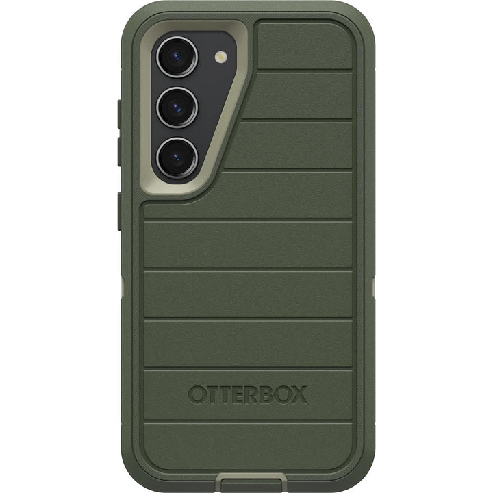 OtterBox Schutzhülle für Galaxy S23 (nur) – Defender Series – Lichen The Trek (Grün), robust und lan