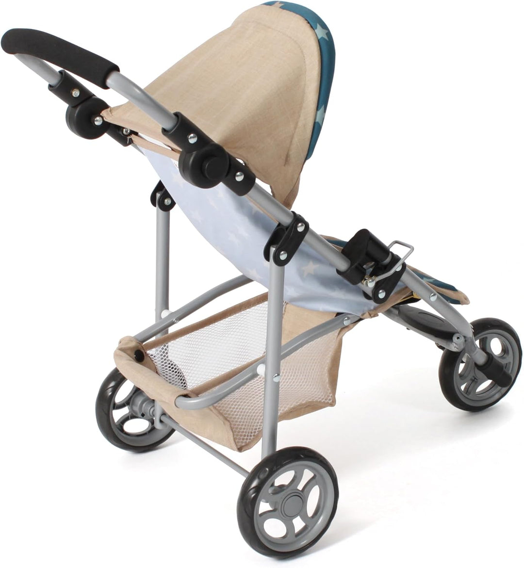 Bayer Chic 2000 - Puppenbuggy Lola, Kinderwagen für Puppen bis ca. 50 cm Grösse, Jogging-Buggy, Pupp