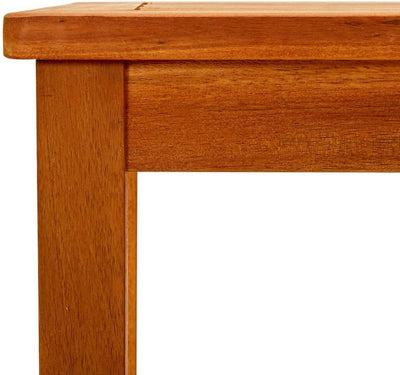 homiuse 50x35x36 cm Garten-Couchtisch Esszimmertische Couchtisch Holz GartenmöBel BalkonmöBel Garten
