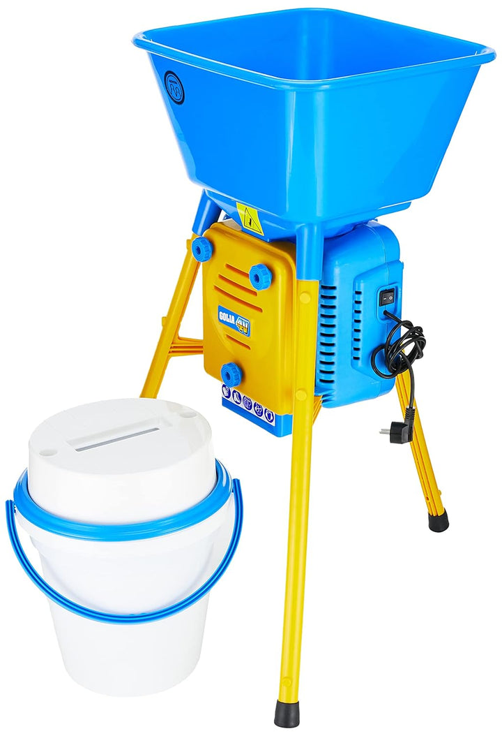 Kerbl 70321 Getreidemühle, 750 W & 70322 Eimer für Getreidemühle, 18 L Bundle mit Eimer