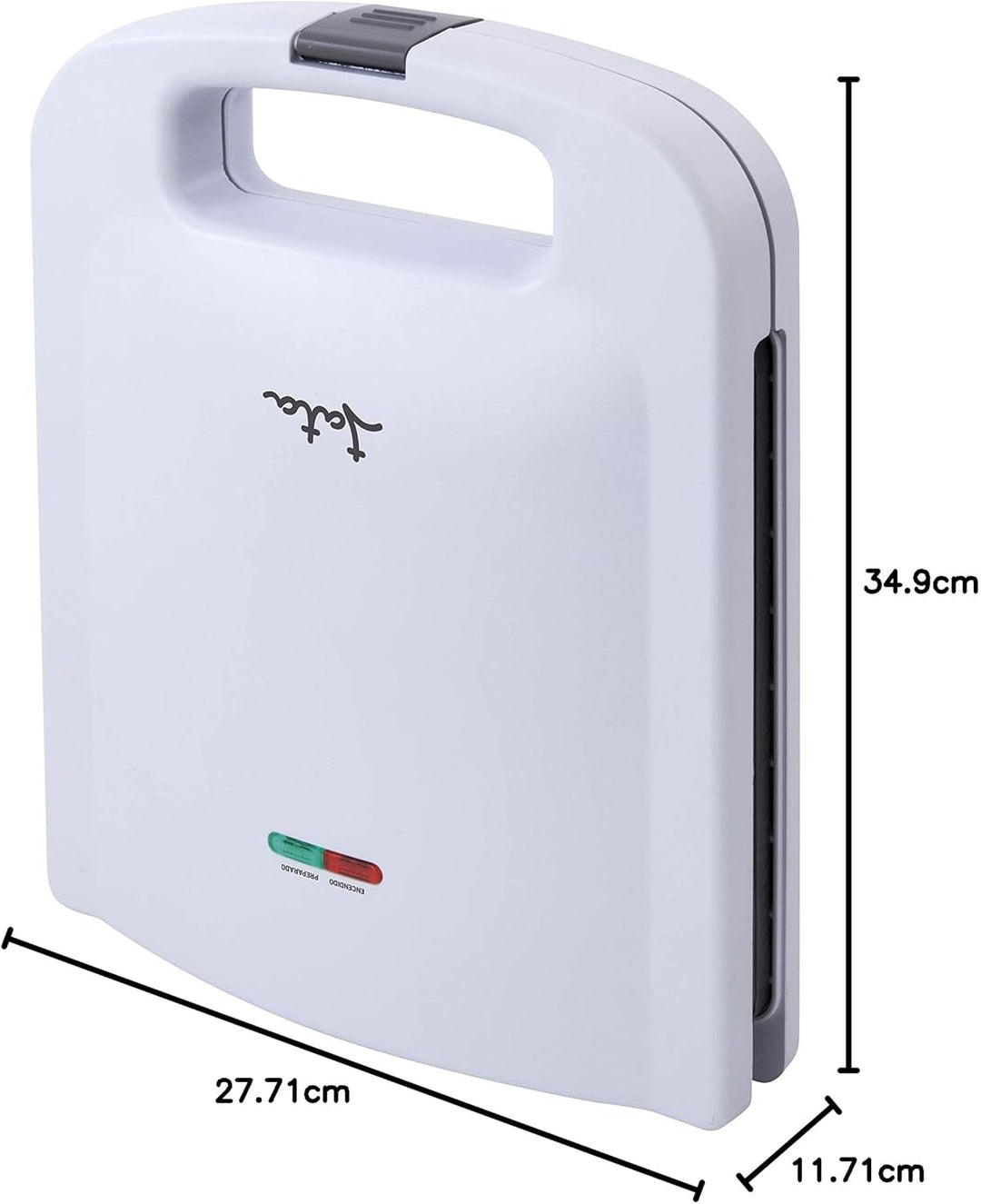 Jata SW551 Sandwichbox, Kunststoff, weiss