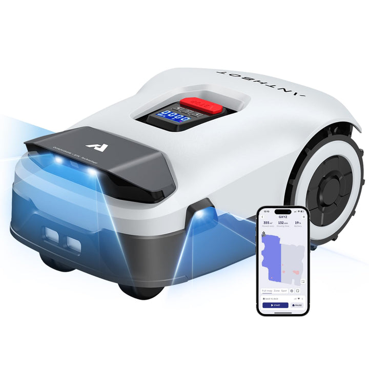 ANTHBOT Genie 3000 Mähroboter ohne Begrenzungskabel, Empf. 3050 m², Max. 3550 m², Rasenmäher Roboter