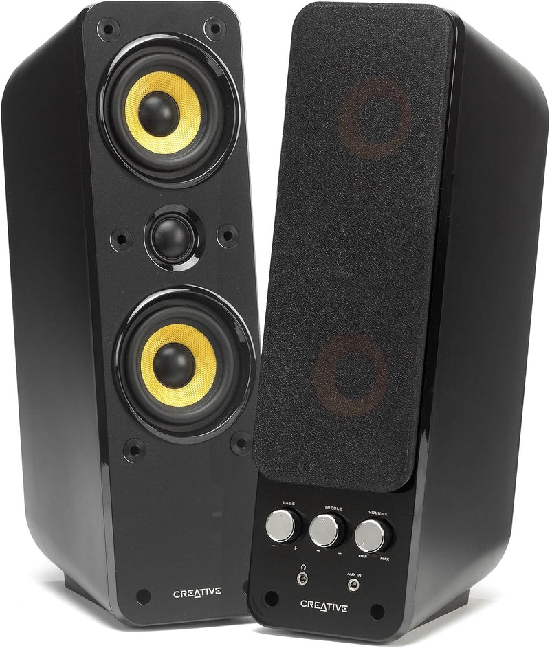 Creative GigaWorks T40 Series II - 2.0 Lautsprechersystem (Hi-Fi, Stereo/AUX-IN, Line-IN/16W RMS) sc