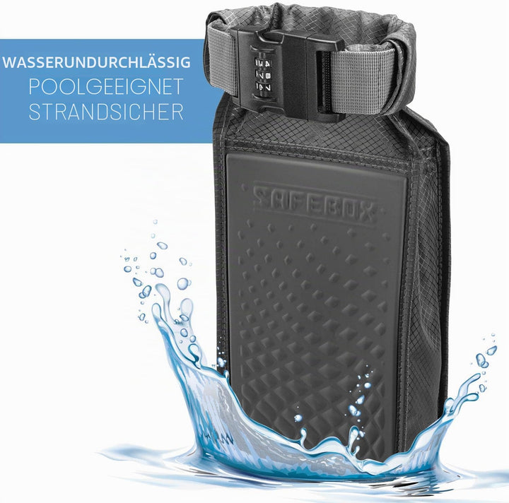 Lewis N. Clark Safebox Tragbarer Safe mit Anti-Diebstahl-Zahlenschloss und stossfestem Material zum