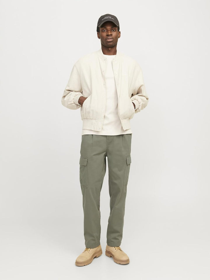 JACK & JONES Male Cargo-Hose Tapered Fit Cargo-Hose 30W / 34L Mulled Basil, 30W / 34L Mulled Basil