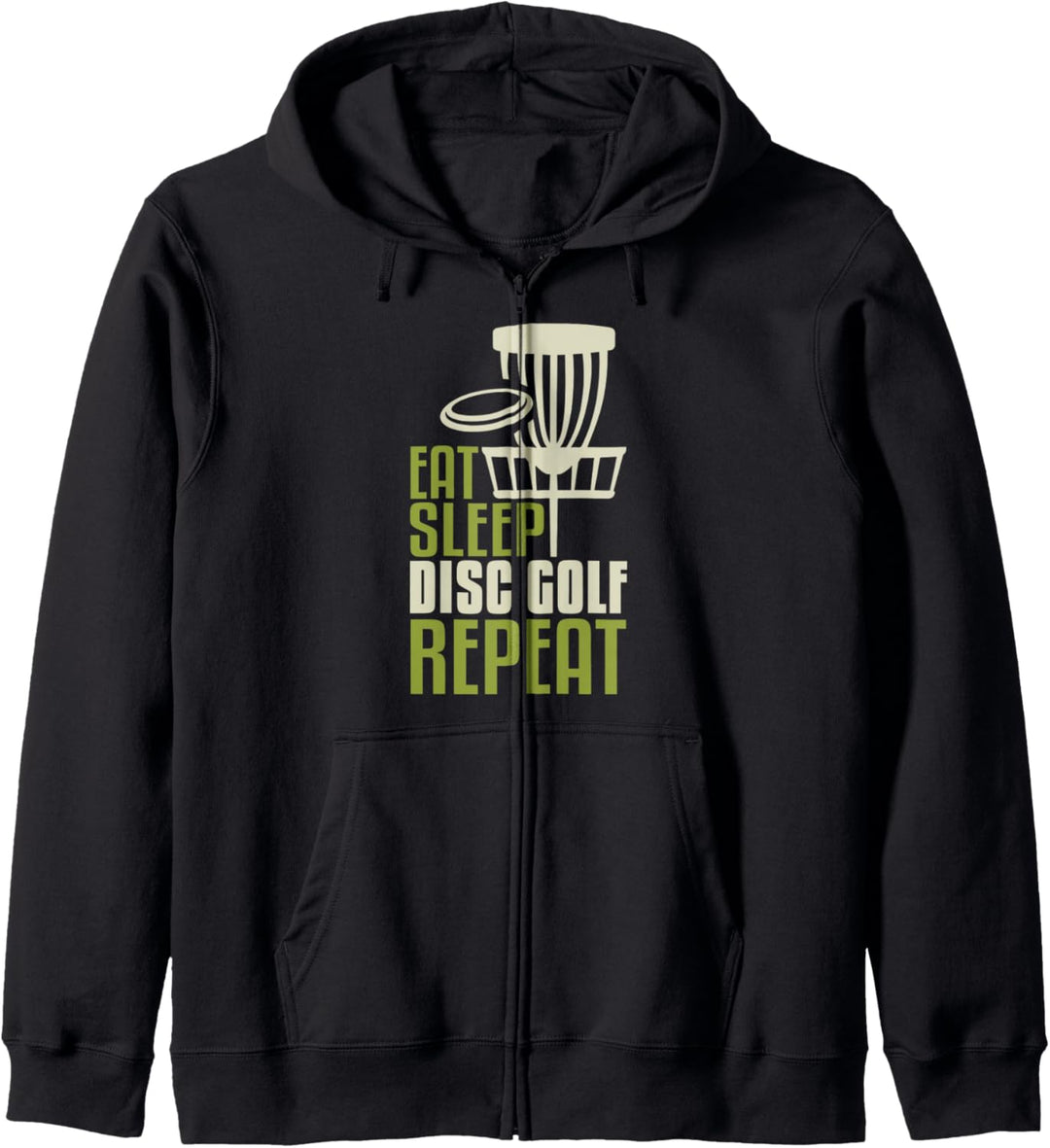 Disc Golf Geschenke Funny Eat Sleep Disc Golf wiederholen Kapuzenjacke