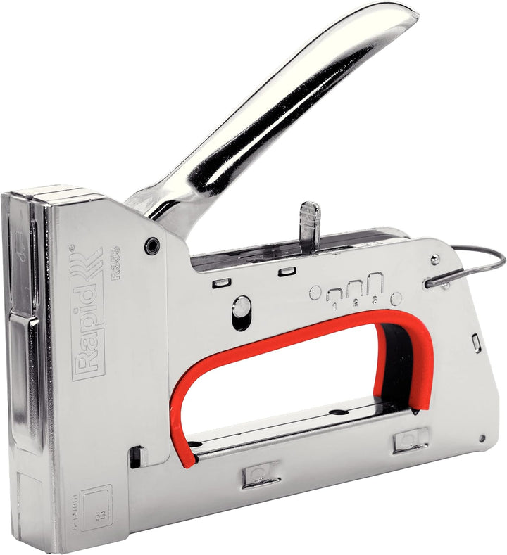 Rapid Handtacker R353, Tacker für Holz und Stoffe, Leistungsstark, Komplett aus Stahl, für Klammern