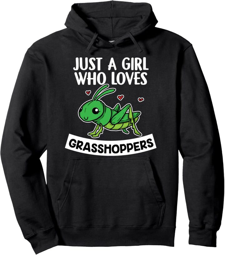 Just A Girl Who Loves Grasshoppers Grashüpfer Kostüm Pullover Hoodie