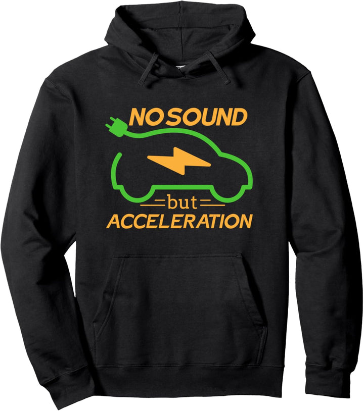Elektroauto E-Auto KFZ Beschleunigung Auto Strom Geschenk Pullover Hoodie