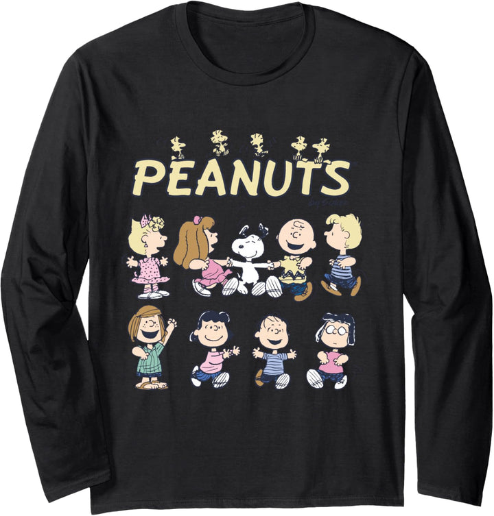 Peanuts Snoopy and Friends Tanzendes Langarm-T-Shirt Langarmshirt