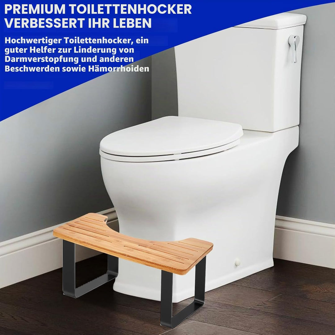 Toilettenhocker Erwachsene, Kackhocker Toilette, Gesunder Tragbarer Toilettenhocker, Klohocker Toile