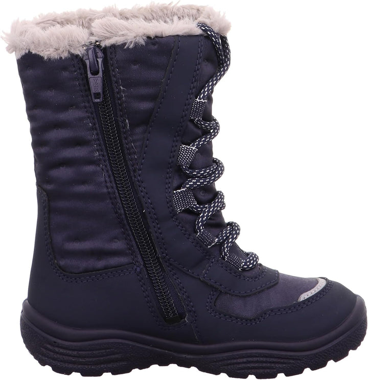 Superfit Mädchen Crystal Warm Gefütterte Gore-tex Schneestiefel 25 EU Blau 8000, 25 EU Blau 8000