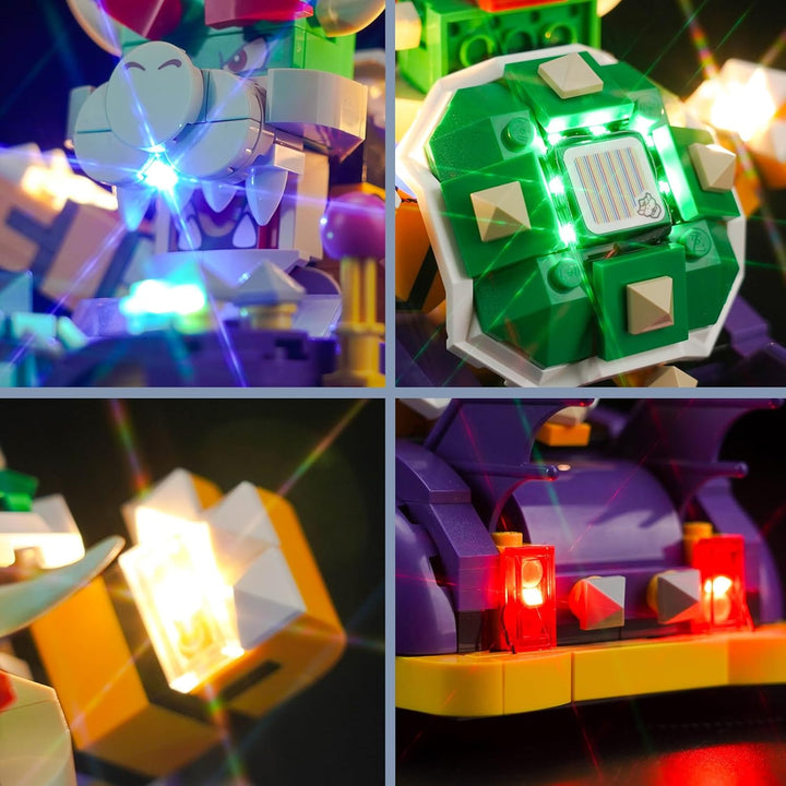 Led Licht Set für Lego Super Mario Bowsers Monsterkarre – Erweiterungsset (Kein Lego), Dekorationsbe