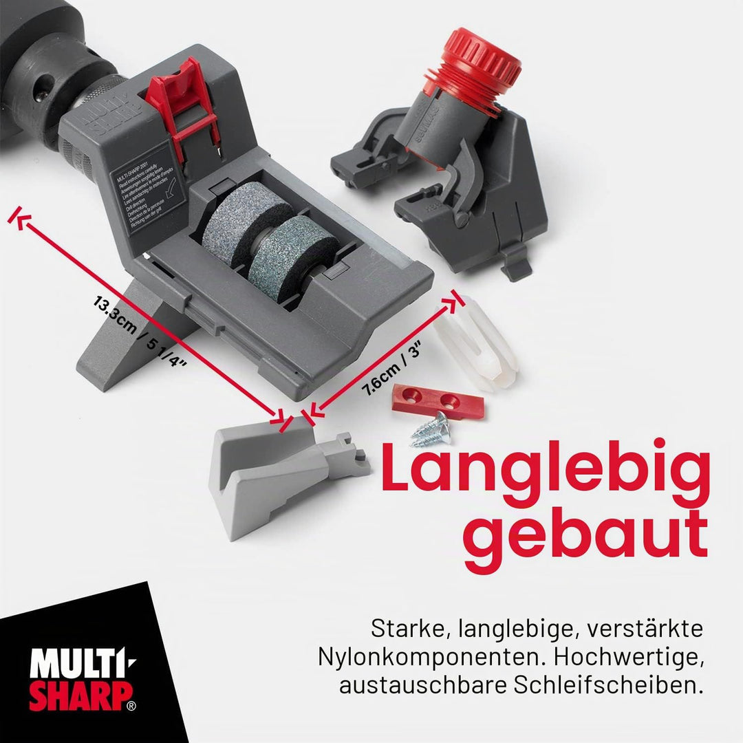 Multi-Sharp 2001 Universal-Bohrer- und Werkzeugschleifgerät, 3-13 mm Durchmesser (für: HSS-Bohrer, H