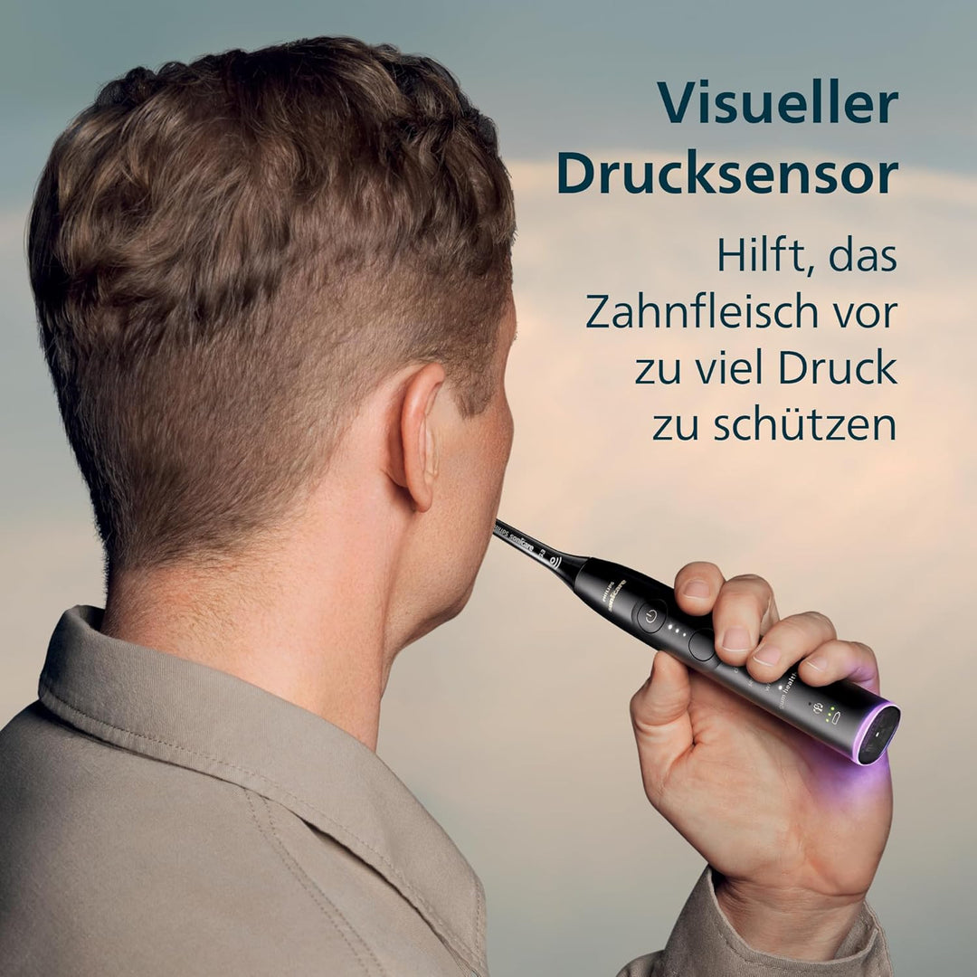 Philips Sonicare 7100 elektrische Zahnbürste, Schallzahnbürste mit App, 4 Putzmodi und 3 Intensitäts