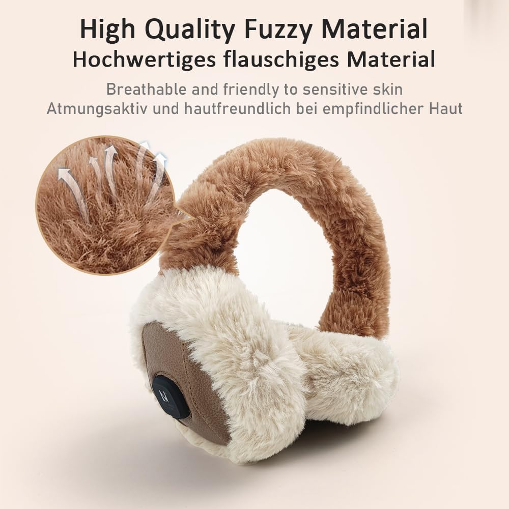 AROMA SEASON® | Beheizte Ohrenwärmer mit integriertem Akku für Damen Herren Kinder im Winter | Behei