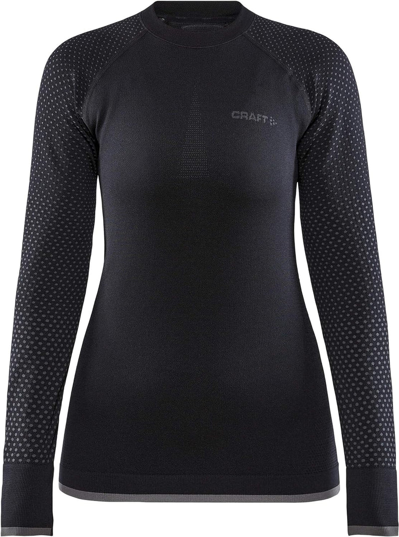 Craft Damen ADV Warm Fuseknit Intensity Ls W Oberteile L Schwarz, L Schwarz