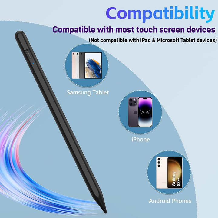Tablet Stift für Android, Stylus Pen Kompatibel mit iPhone/Samsung/Huawei/Lenovo/XiaoMi Tablet, Verb