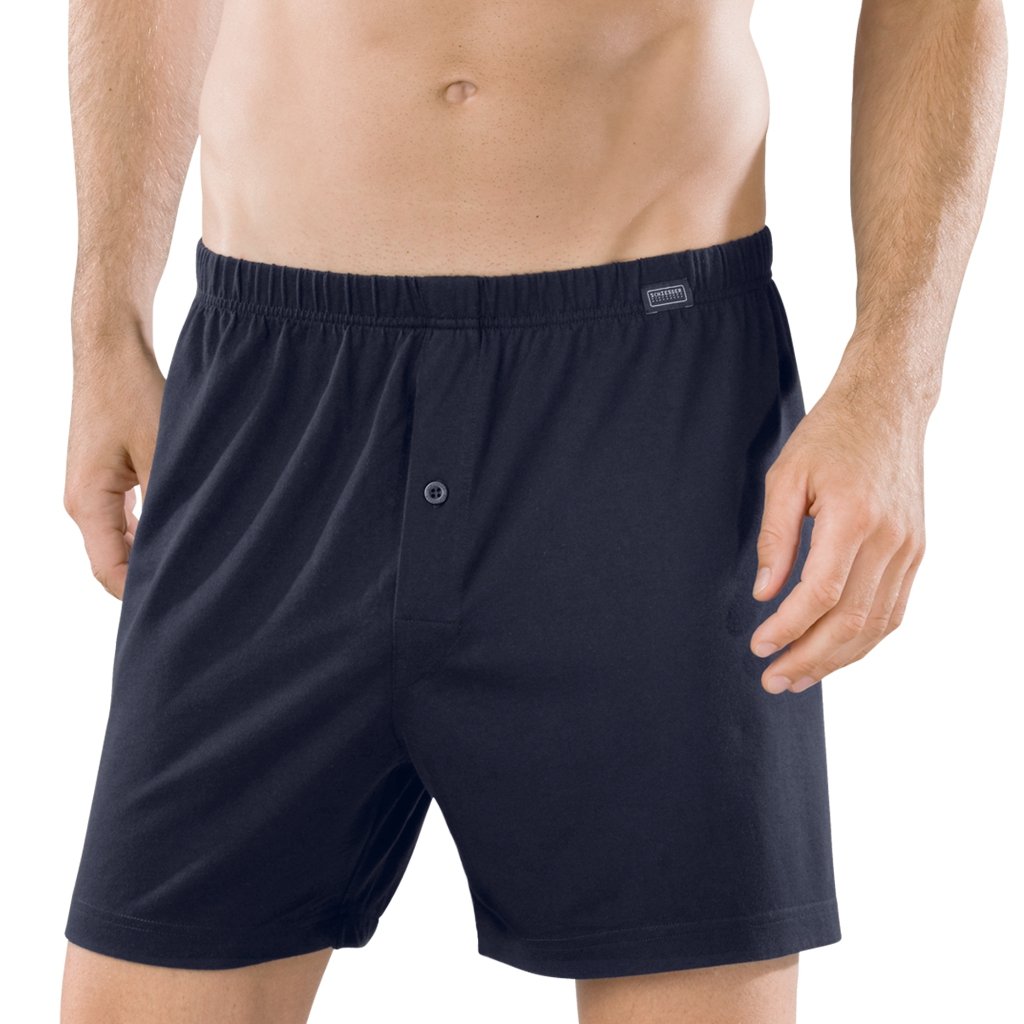 Schiesser - Boxershorts - 110291 - Jersey - 2er Spar-Pack (8 Dunkelblau)