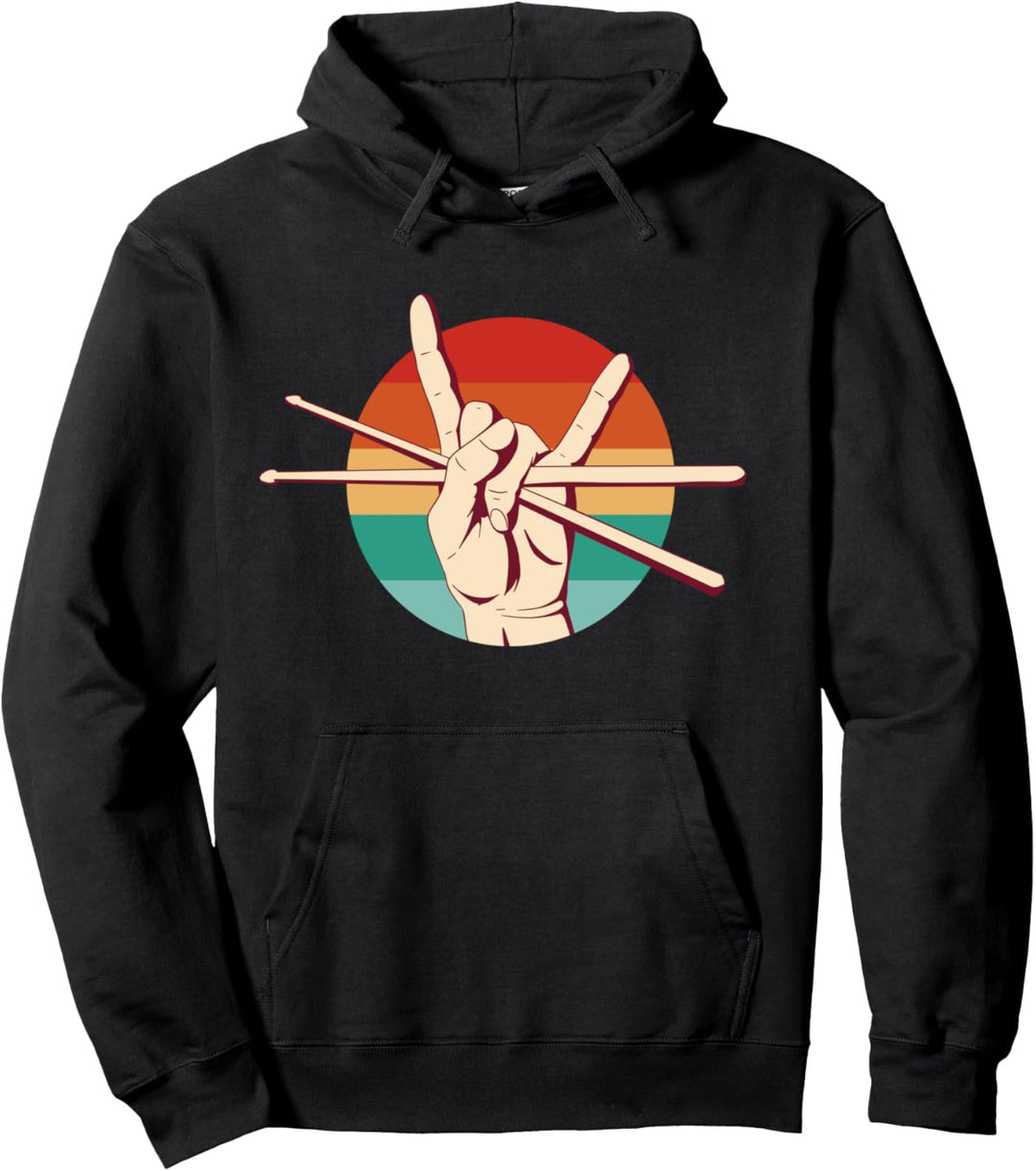 Schlagzeug Pullover Hoodie