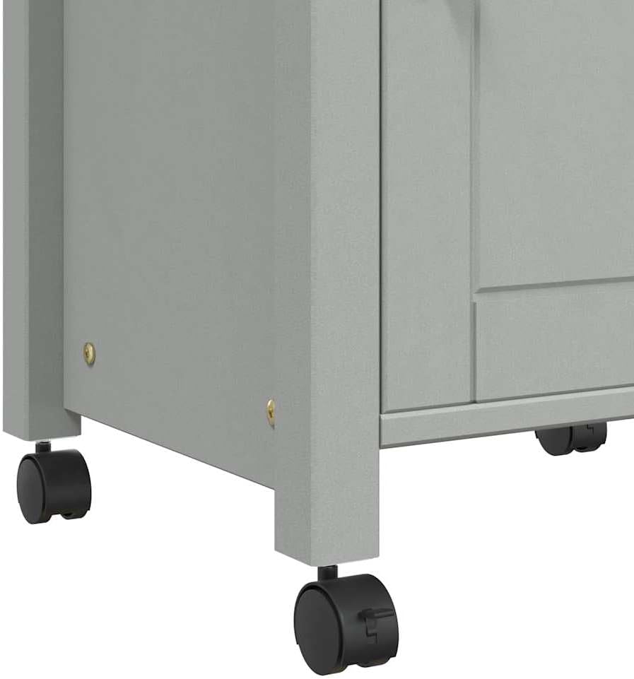 vidaXL Küchenwagen, Servierwagen mit viel Stauraum, Beistellwagen für Küche Wohnzimmer Badezimmer, T