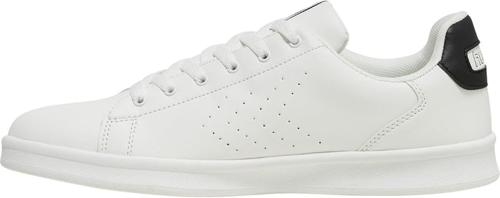 hummel Herren Busan Court Sneaker Turnschuhe 38 EU White Black, 38 EU White Black