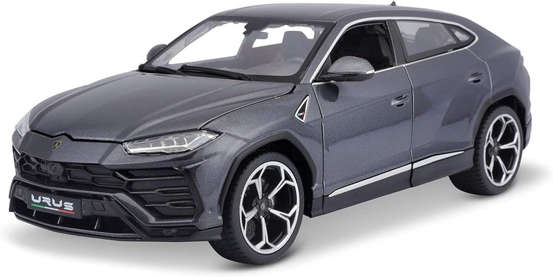 Bburago - 18-11042 Lamborghini Urus 1/18, Miniaturfahrzeug, Grau, Grau