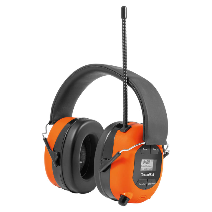 TechniSat STEREOMAN DAB+ OD – kabelloser Stereo DAB+/FM Bluetooth-Kopfhörer (DAB+/UKW Radioempfang,