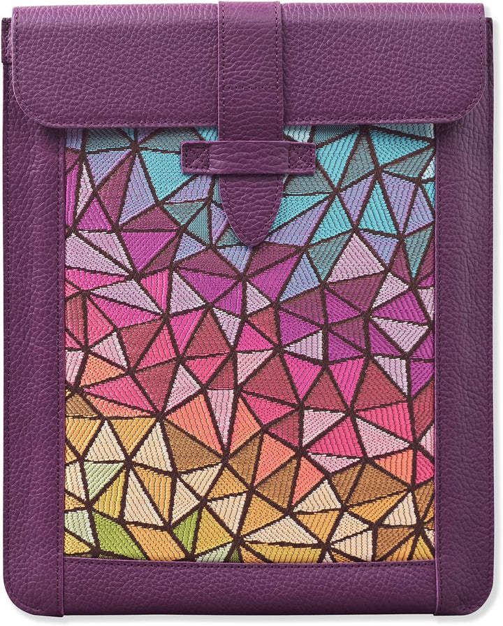 LONDO Echtleder-Ärmeltasche für Ipad - Small Purple Small, Purple Small