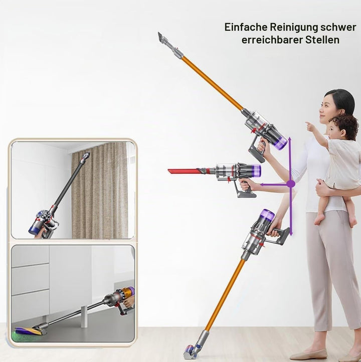 Schnellspannstab, kompatibel mit Dyson V15, V11, V10, V8, V7, Staubsauger-Verlängerungsstange, Verlä