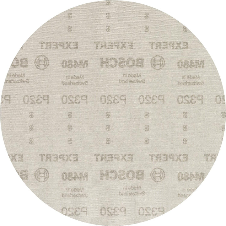 Bosch Professional 25x Expert M480 Schleifnetz (für Hartholz, Farbe auf Holz, Ø 225 mm, Körnung 320,