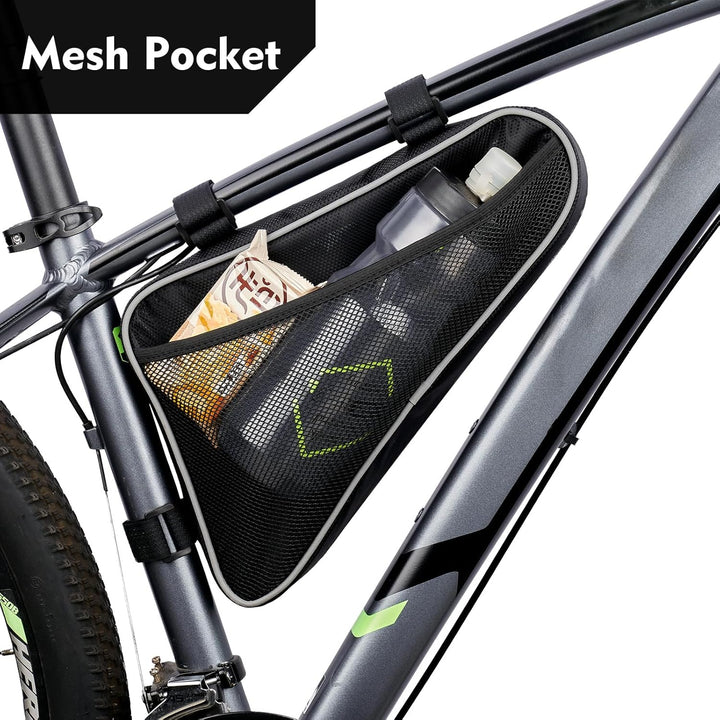 ROTTO Fahrrad Rahmentasche Dreieckstasche Wasserdicht 2l Fahrradtasche Rahmen Triangeltasche mit Ref