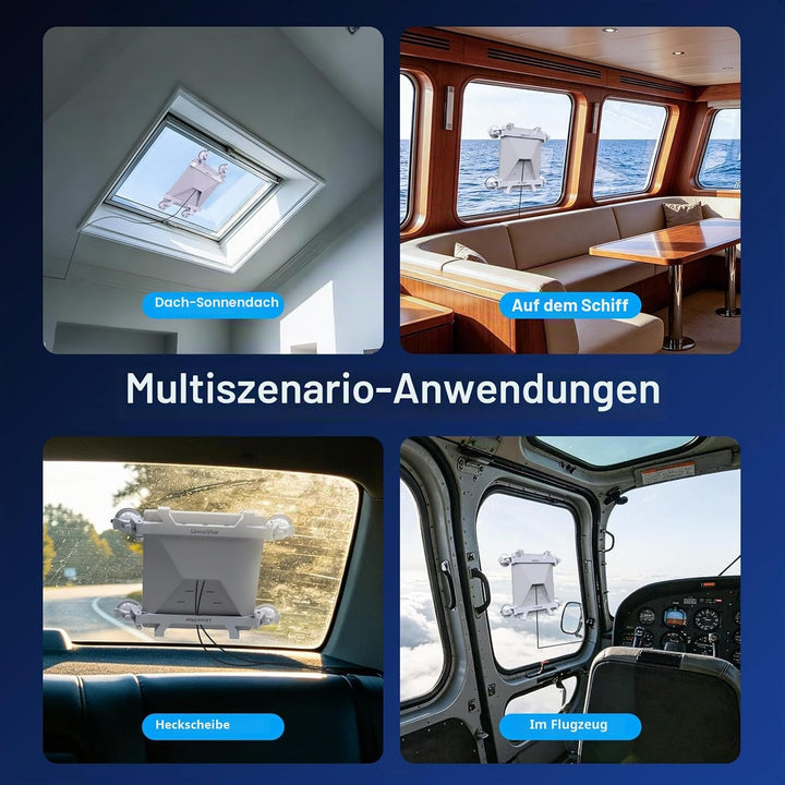 für Starlink Mini-Halterung fürs Auto, für Starlink Mini-Saugnapfhalterung Zubehör, Linkoostar Anti-