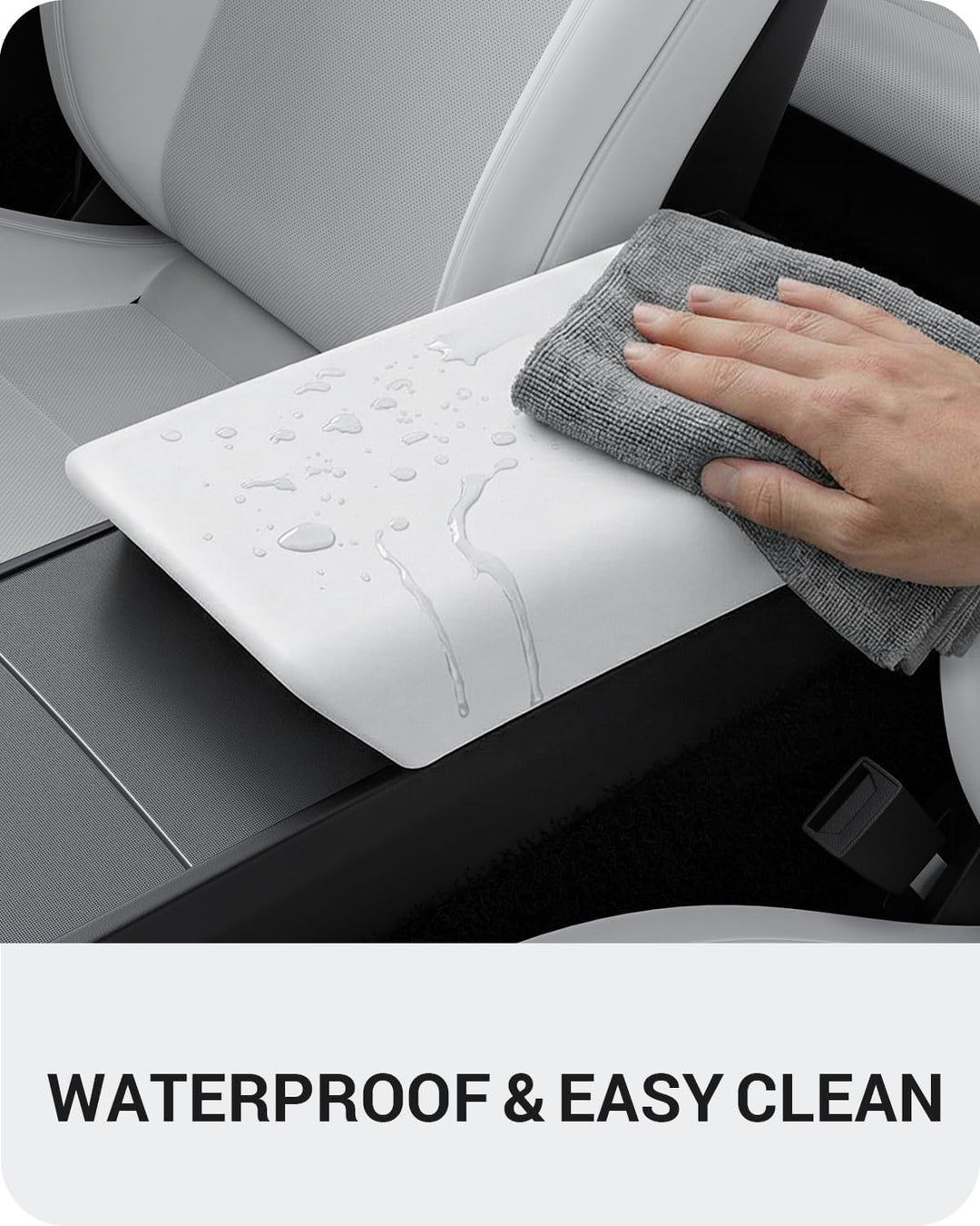 BASENOR Upgraded Tesla Model Y 2026 2025 Refresh (Juniper) Center Console Cover für 2024 2025 Tesla