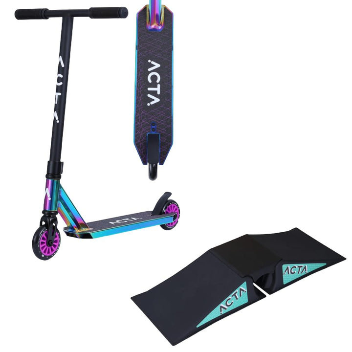 ACTA (Set) Rampe für Kinder, Mini KSP Freestyle – Neochrome Packrampe, Packrampe