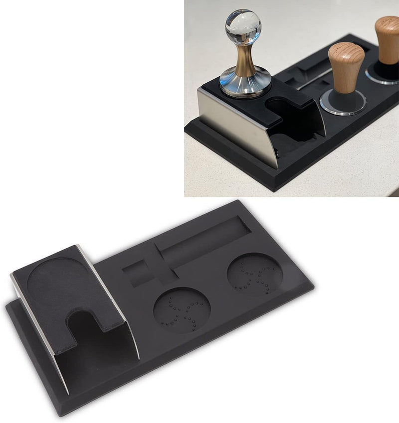 Espresso-Tamper-Matte, Kaffee-Hand-Tamper-Matte, Rutschfeste, Stabile, Dekorative, Moderne Tamper-Au