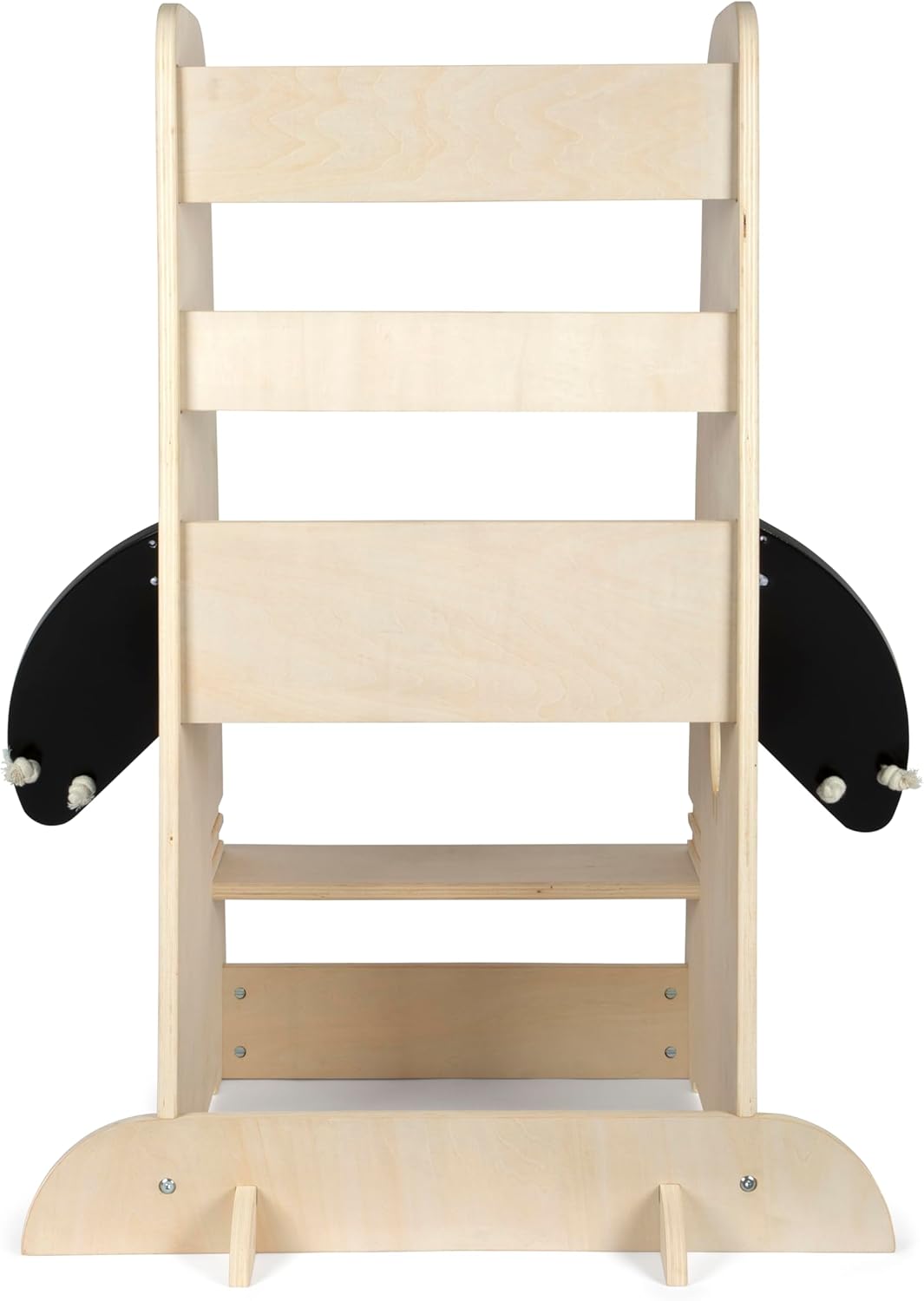 Small Foot Lernturm „Pinguin Wildlife“, höhenverstellbarer Learning Tower aus Holz, bis 50 kg, Monte