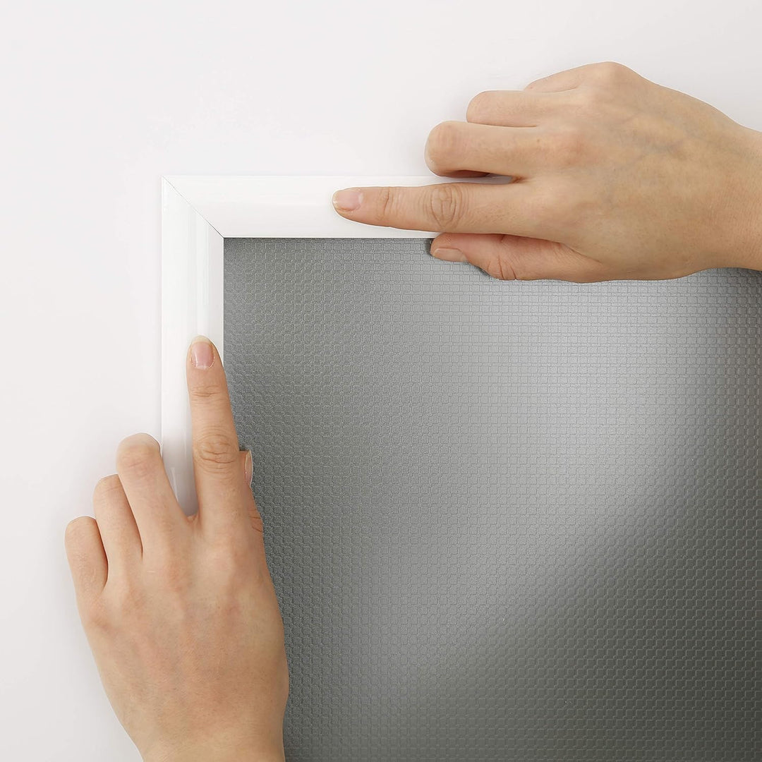 DISPLAY SALES Klapprahmen [5 St.] weiss DIN A3 25 mm Plakatrahmen Wechselrahmen | Ecken auf Gehrung