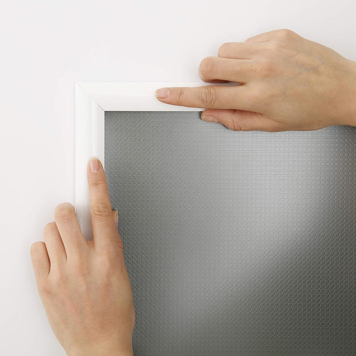 DISPLAY SALES Klapprahmen [5 St.] weiss DIN A3 25 mm Plakatrahmen Wechselrahmen | Ecken auf Gehrung
