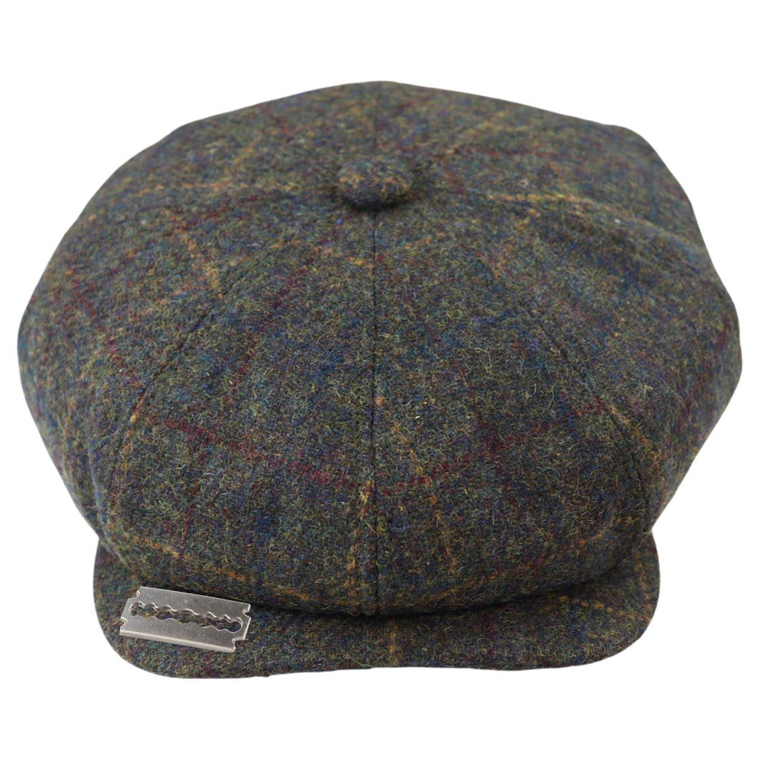 TruClothing.com Herren 8 Bahnen Razor Baker Boy Mütze Wolle Tweed Blinders Newsboy Kariert, L-XL oli