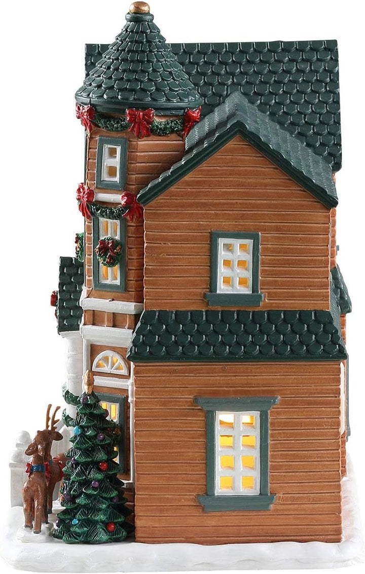 Lemax 85350 - The Millers House - NEU 2018 - Caddington Village - Beleuchtetes & Animiertes LED Porz