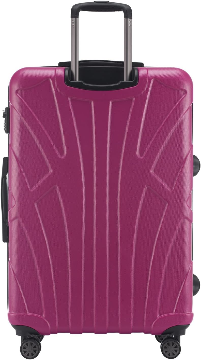 Suitline - 2er Trolley - Koffer Set Grössen Magenta 2er Set M, Magenta 2er Set M