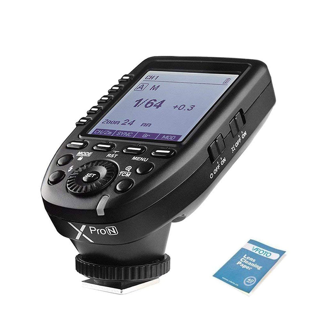 Godox XPro-N i-TTL 2.4G Hochgeschwindigkeits-LCD-Display Sender für Nikon D5 D4 D60 D70S D7C0 D750 D