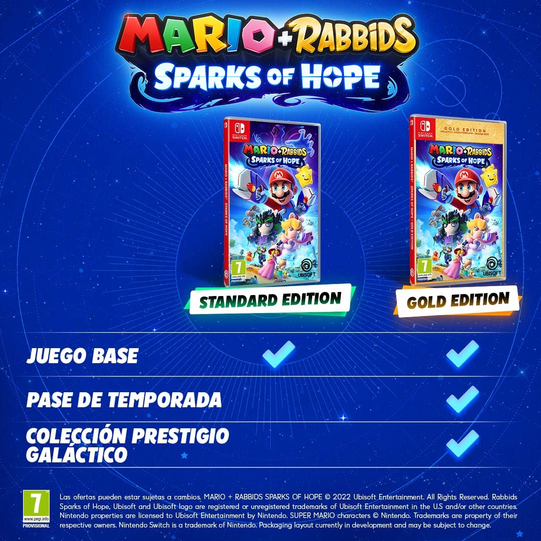 Ubisoft Mario + Rabbids: Sparks of Hope für Switch (Gold Edition) (Deutsche Verpackung) - Nintendo S