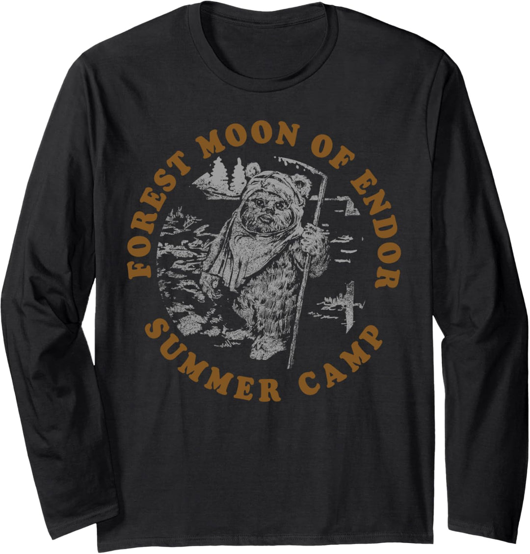 Star Wars Forest Moon Of Endor Summer Camp Langarmshirt
