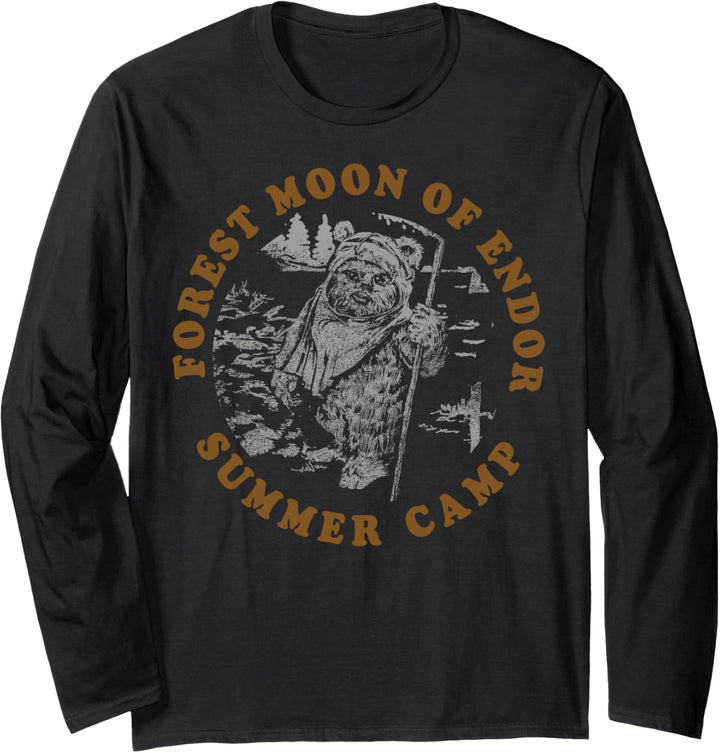 Star Wars Forest Moon Of Endor Summer Camp Langarmshirt