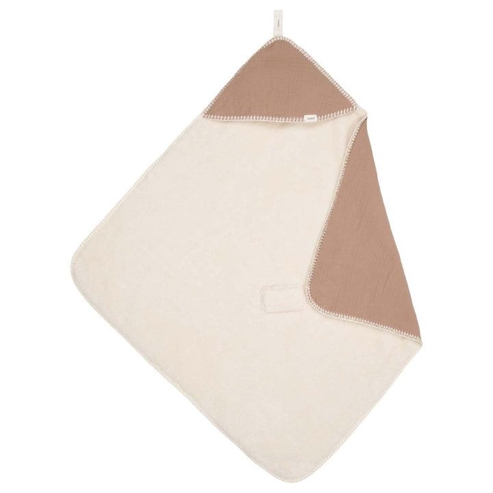 Koeka Baby Einschlagdecke - Ideal Für Unterwegs - Mit Plüsch - Faro - Musselin Baumwolle - Hellbraun