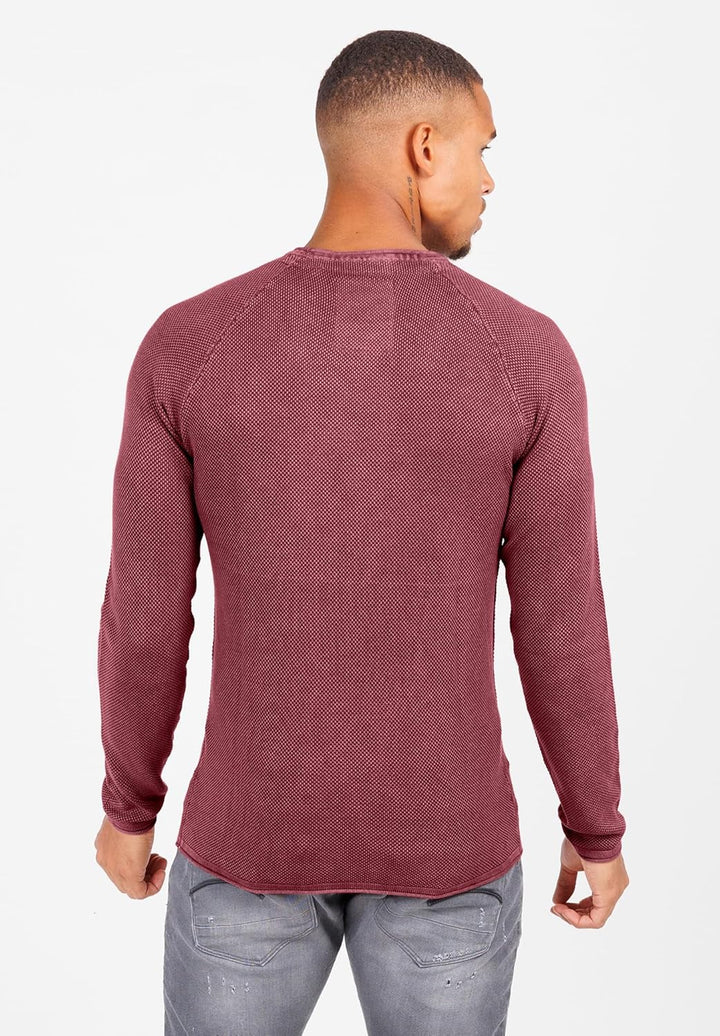 KEY LARGO Herren MST Thomas Pullover S Bordeaux Red (1303), S Bordeaux Red (1303)